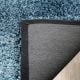 Blue Modern Shaggy Hall Mat